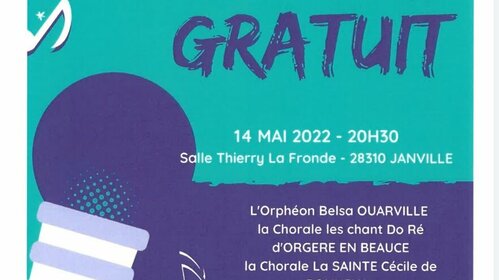 Concert Chorales de Beauce